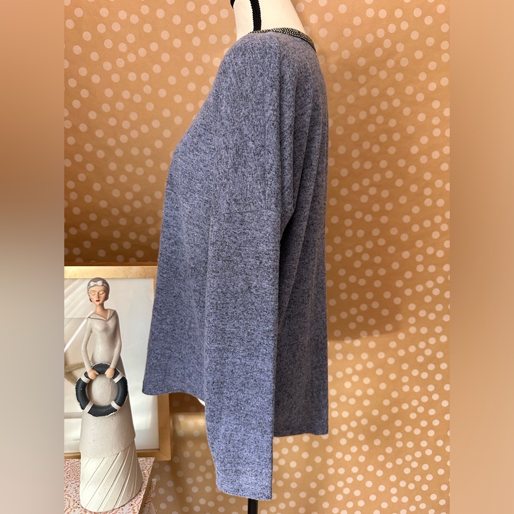 Jennifer Lopez Pullover Blouse Long Sleeve L - Picture 4 of 14
